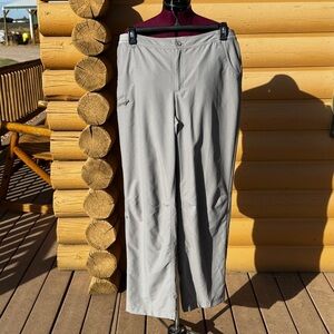Cabela's  PERFORMANCE Light Gray pants WOMENS,SIZE18,NO FLY ZONE,INSECT DEFENSE